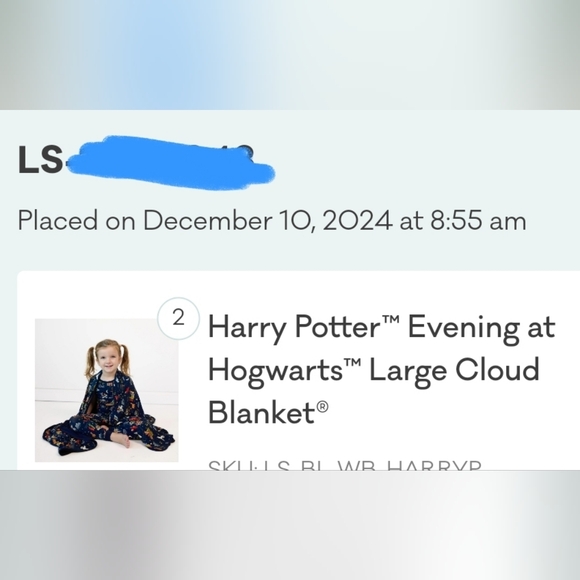 NEW Little Sleepies Harry Potter Cloud - Picture 3 of 3